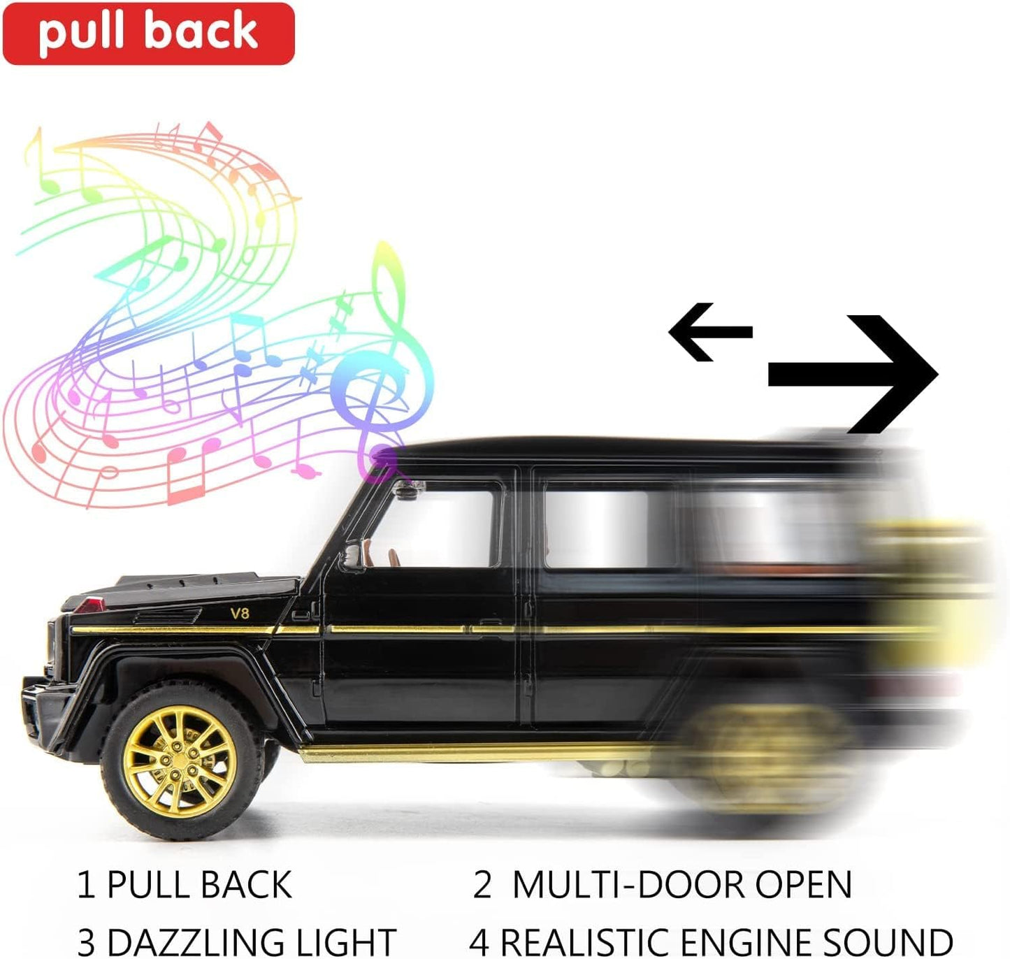 G Wagon | Swift Mercedes Benz G63 AMG | جي واغن | نموذج سيارة مرسيدس بنز G63 AMG 1:32 معدني من سويفت