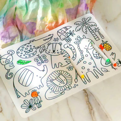 DoodleCharm™ Reusable Drawing Mat -- حصيرة رسم قابلة لإعادة الاستخدام