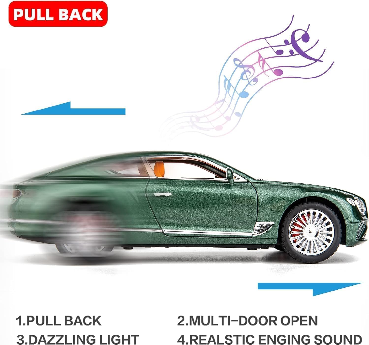 Bentley Continental GT Model Die-Cast Car | سيارة بنتلي كونتيننتال جي تي مصبوبة في قالب