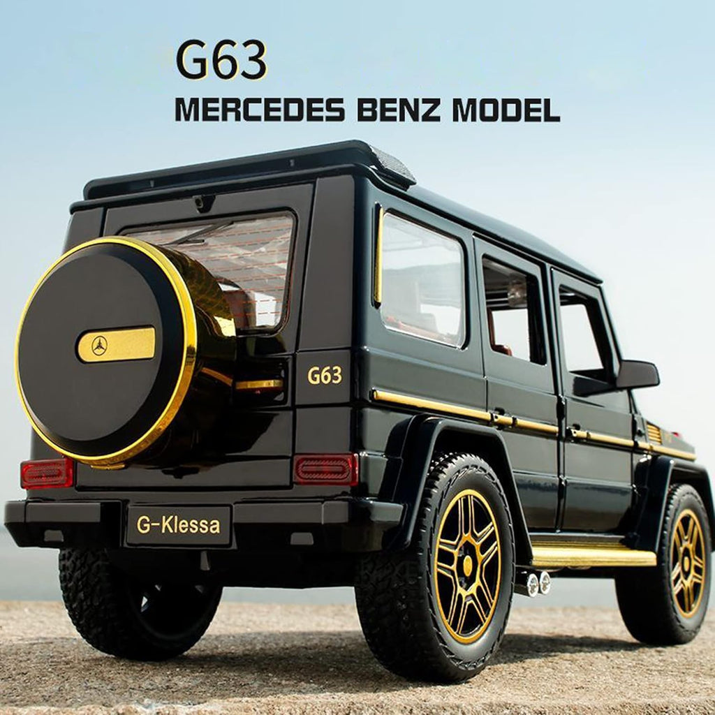 مجسم مرسيدس بنز G63 AMG جي واجن الفاخر مع الإضاءة والمؤثرات الصوتية