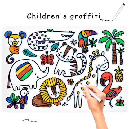 DoodleCharm™ Reusable Drawing Mat -- حصيرة رسم قابلة لإعادة الاستخدام