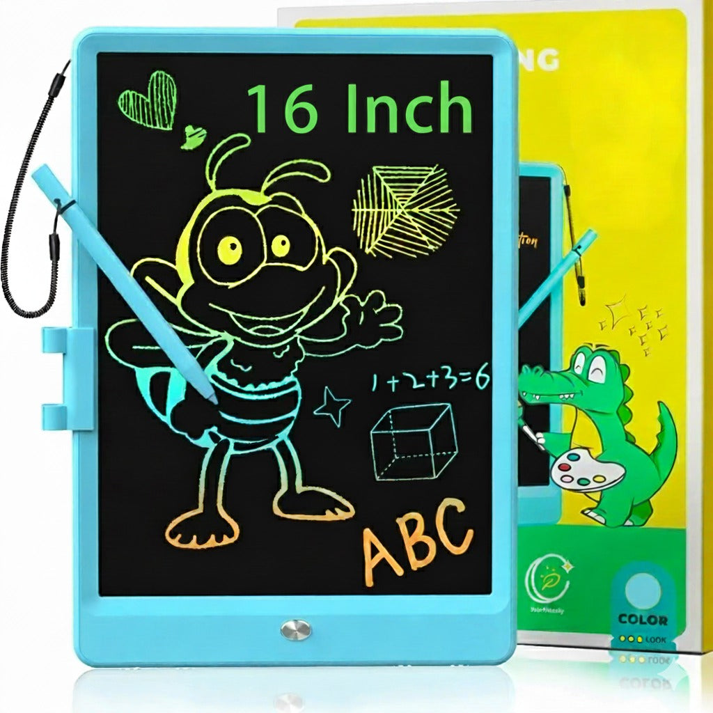 ColorScribe™ Colour LCD Writing Tablet 16 Inches -- كمبيوتر لوحي للكتابة بشاشة LCD ملونة