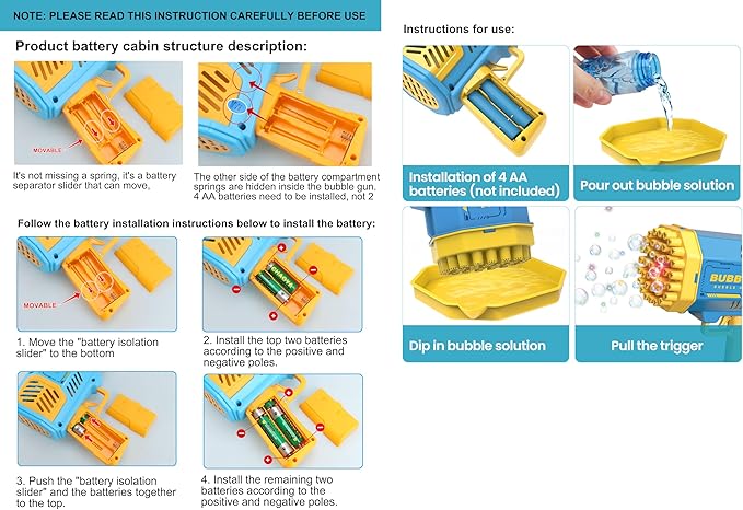 Bubble Machine Gun | فقاعة بندقية